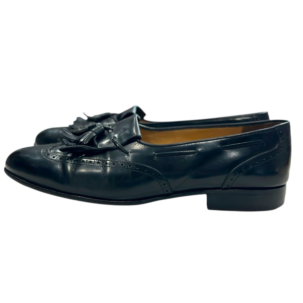 Salvatore Ferragamo Kiltie Tassel Loafer Dress Shoe 11.5 D - Picture 3 of 14